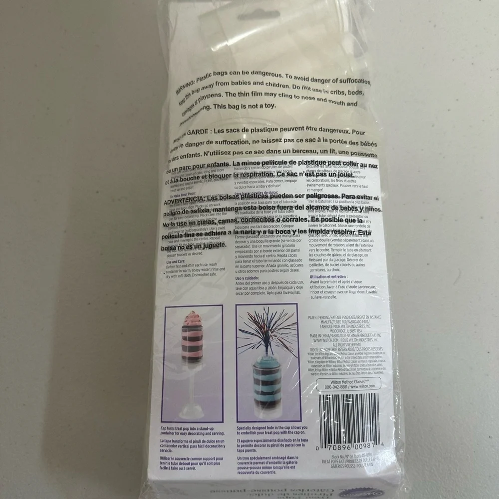 Wilton cupcake treat‎ pops new and unopened​